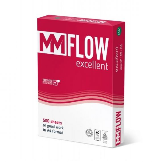 Папір А4 MM Flow Exсellent 500 аркушів, 80г/м2, білий